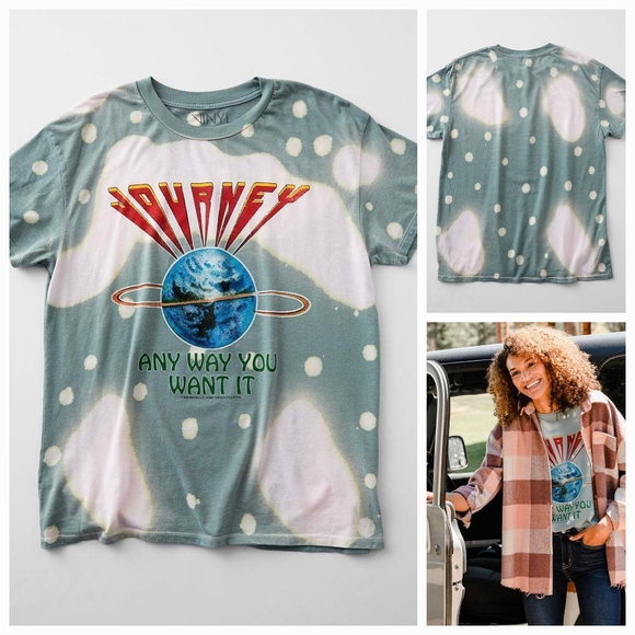 Journey Graphic Short Sleeve Tee - Blue - Picture 1 of 5